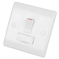 Selectric Smooth - 13A White Fused Connection Unit Unswitched