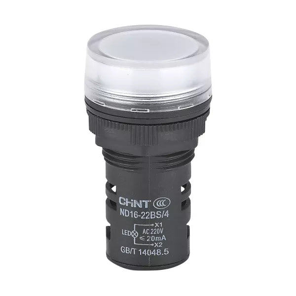 Chint 110V AC/DC White LED Indicator